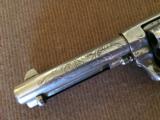 RARE! Antique Factory Engraved Colt Single Action Revolver .45cal. w/Holster - 9 of 14