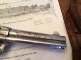 RARE! Antique Factory Engraved Colt Single Action Revolver .45cal. w/Holster - 5 of 14