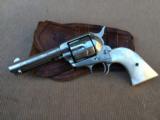 RARE! Antique Factory Engraved Colt Single Action Revolver .45cal. w/Holster - 13 of 14