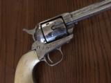 Early Indian Wars
Engraved Colt SAA .45cal. Nickel Ivory Grips 1876 - 3 of 15