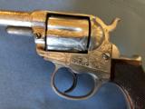 Antique Nimschke Engraved Colt Lightning Revolver w/ Deluxe Fancy Checkered Grips 1880! - 6 of 15