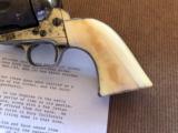 Antique Colt SAA Revolver .45cal., Nickel/Ivory Grips w/Affidavit Letter 1881 - 4 of 12