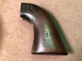 Original U.S. Government Inspected Colt SAA Revolver Grips 1880's w/Cartouche - 1 of 5