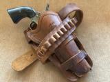 Antique Colt Frontier Six Shooter 44-40 4 3/4" w/Cartridge Belt/Holster 1891 - 13 of 15