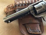 Antique Colt Frontier Six Shooter 44-40 4 3/4" w/Cartridge Belt/Holster 1891 - 8 of 15