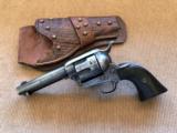 Original Colt SAA Revolver w/Rare Old "Chain Tooled" spotted Holster! - 4 of 11