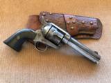 Original Colt SAA Revolver w/Rare Old "Chain Tooled" spotted Holster! - 3 of 11
