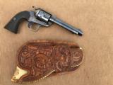 Extremely Nice Colt SAA (Bisley Model) Revolver with Outstanding Rare Vintage Carved Holster!
- 10 of 15