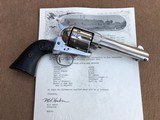 RARE Antique Colt SAA Black Powder NICKEL .32 W.C.F. 1 of 112 Like Revolvers Mfg. 1892!
Letter, Holster! - 3 of 15