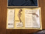 NICE! Colt SAA Factory Wooden Display Case, 5 1/2