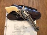 *Antique Factory Engraved Colt SAA Revolver .45 cal Ivory Grips Holster J.C. Petmecky Austin, Texas* - 13 of 13