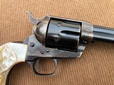 *HIGH CONDITION* Colt Pre-War SAA Revolver w/RARE Vintage Carved Steer Head Pearl Grips, Holster and FactoryLetter! - 4 of 15