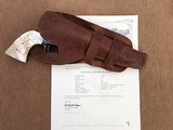 *HIGH CONDITION* Colt Pre-War SAA Revolver w/RARE Vintage Carved Steer Head Pearl Grips, Holster and FactoryLetter! - 14 of 15