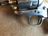 *RARE* 1883 Colt Frontier Six Shooter Revolver 44/40 4 3/4" Nickel D.F.C. "Overrun Revolver" NICE CONDITION! - 3 of 13