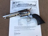 *RARE* 1883 Colt Frontier Six Shooter Revolver 44/40 4 3/4" Nickel D.F.C. "Overrun Revolver" NICE CONDITION! - 1 of 13