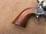 *RARE* Antique Original 4 3/4" Barrel .45cal. Nickel Finish One Piece Wood Grip Colt SAA Revolver ! Factory Letter 1886 - 3 of 14
