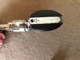 *Very Rare* 1891 shipped Colt Frontier Six Shooter 44/40 4 3/4" barrel Nickel D.F.C. "Overrun Revolver" Fine Condition w/Letter - 10 of 13