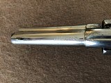 *Very Rare* 1891 shipped Colt Frontier Six Shooter 44/40 4 3/4" barrel Nickel D.F.C. "Overrun Revolver" Fine Condition w/Letter - 11 of 13