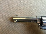 *Very Rare* 1891 shipped Colt Frontier Six Shooter 44/40 4 3/4" barrel Nickel D.F.C. "Overrun Revolver" Fine Condition w/Letter - 4 of 13
