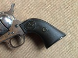 *Antique Black Powder Colt SAA .45cal. 4 3/4" Nickel w/Original Old Holster and Factory Letter* NICE! - 9 of 12