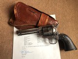 *Antique Black Powder Colt SAA .45cal. 4 3/4" Nickel w/Original Old Holster and Factory Letter* NICE! - 8 of 12