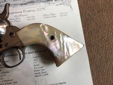 *TEXAS* Shipped Colt SAA Revolver .45cal. 5 1/2" Barrel Nickel Pearl w/holster Walter Tips Austin, TX* - 9 of 14