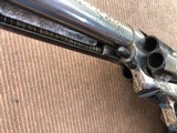 *RARE COLT* Antique Colt SAA Original 4 3/4" Barrel .45cal. Nickel Finish w/One piece Walnut Grip! Factory Letter 1886 * - 8 of 12