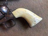 *EARLY INDIAN WARS* Antique 1875 Colt SAA Revolver .45cal. 7 1/2" Barrel Ivory Grips w/ Slim Jim Holster * - 10 of 15