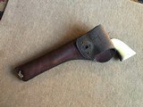 *EARLY INDIAN WARS* Antique 1875 Colt SAA Revolver .45cal. 7 1/2" Barrel Ivory Grips w/ Slim Jim Holster * - 14 of 15