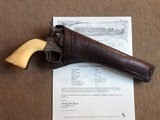 *EARLY INDIAN WARS* Antique 1875 Colt SAA Revolver .45cal. 7 1/2" Barrel Ivory Grips w/ Slim Jim Holster * - 2 of 15
