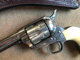 *EARLY INDIAN WARS* Antique 1875 Colt SAA Revolver .45cal. 7 1/2" Barrel Ivory Grips w/ Slim Jim Holster * - 7 of 15