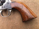 *RARE* Antique Black Powder SAA .45cal. 4 3/4" Barrel Nickel Finish Wood Grip w/Factory Letter 1886 - 8 of 11