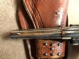 *ANTIQUE* Colt SAA .45cal. 4 3/4" Barrel Nickel w/Carved Ivory Grips, Vintage Studded Holster 1893 *NICE!* - 3 of 12