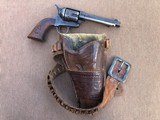 *Antique Wyoming Documented Colt SAA Revolver .45cal w/Holster 1885 * - 2 of 15
