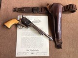 *VERY RARE* Documented U.S. Ainsworth Inspected Cavalry Model Colt SAA Revolver Nickel Plated w/Ivory Grips Holster and Kopec Letter! - 2 of 15