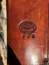 *Special Order* Beautiful Heiser Denver, Colo. Marked Floral Carved Holster for the Colt 1911 Automatic Pistol * - 4 of 10