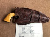 *RARE* Antique Colt SAA Revolver .45cal Nickel 7 1/2" Barrel w/Ivory Grips and Holster 1881*Very Nice! - 5 of 14