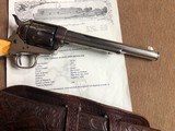 *RARE* Antique Colt SAA Revolver .45cal Nickel 7 1/2" Barrel w/Ivory Grips and Holster 1881*Very Nice! - 4 of 14