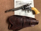 *RARE* Antique Colt SAA Revolver .45cal Nickel 7 1/2" Barrel w/Ivory Grips and Holster 1881*Very Nice! - 2 of 14