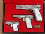 *Factory Engraved Browning Renaissance Edition Semi-Automatic Pistols w/Case Made in Belgium* - 15 of 15