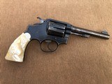 *Smith & Wesson .38 M&P Model 1905 Revolver w/ Vintage Carved Steer Head Pearl Grips! * - 14 of 14