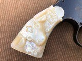 *Smith & Wesson .38 M&P Model 1905 Revolver w/ Vintage Carved Steer Head Pearl Grips! * - 2 of 14
