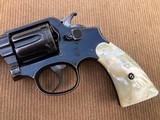 *Smith & Wesson .38 M&P Model 1905 Revolver w/ Vintage Carved Steer Head Pearl Grips! * - 6 of 14