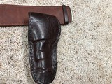 Spectacular Vintage Studded R.T. Frazier Pueblo, Colo. Marked Holster w/ cartridge belt for the Colt 1877 Revolver *RARE* - 12 of 14