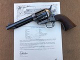Antique Colt SAA "Artillery Model" Revolver .45 w/Factory Archive Letter *NICE* - 15 of 15
