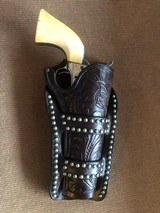 *RARE* Great Old Heiser
Denver, Colorado Double Loop Hand Tooled Spotted Holster ! MUST SEE - 5 of 5