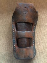 *RARE* Colt SAA Heiser Denver, CO. Double Loop Tooled and Spotted Holster! NICE - 3 of 5