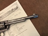 *RARE* Factory Engraved 1885 SAA Colt Frontier Six Shooter Steer Head Ivory Grips NICE! - 4 of 14