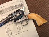 *RARE* Factory Engraved 1885 SAA Colt Frontier Six Shooter Steer Head Ivory Grips NICE! - 9 of 14