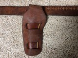 H.H.Heiser stamped Floral Tooled Cartridge Belt and Holster - 8 of 10